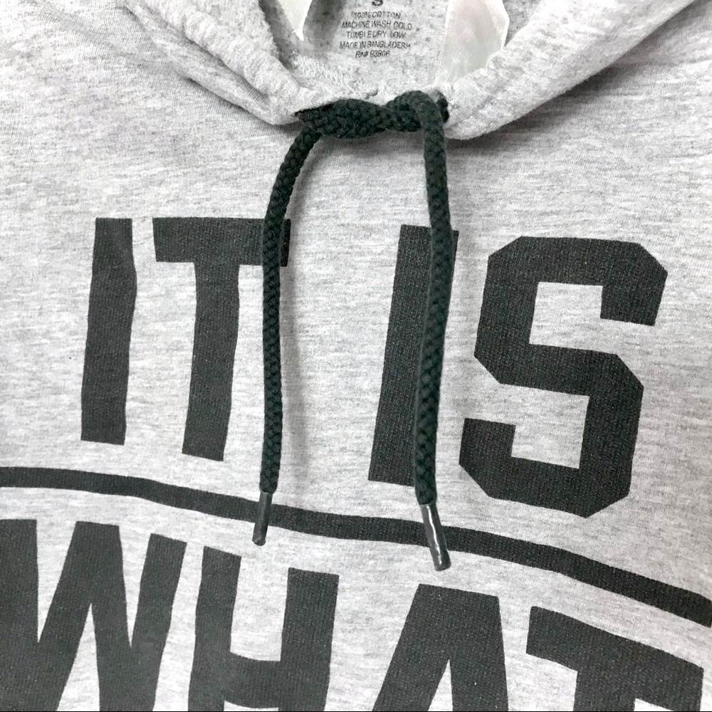 3 for $15 On Fire Juniors Heather Gray Hoodie Long Sleeve Sweatshirt Pullover - Picture 4 of 6